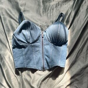 no boundaries denim shirt